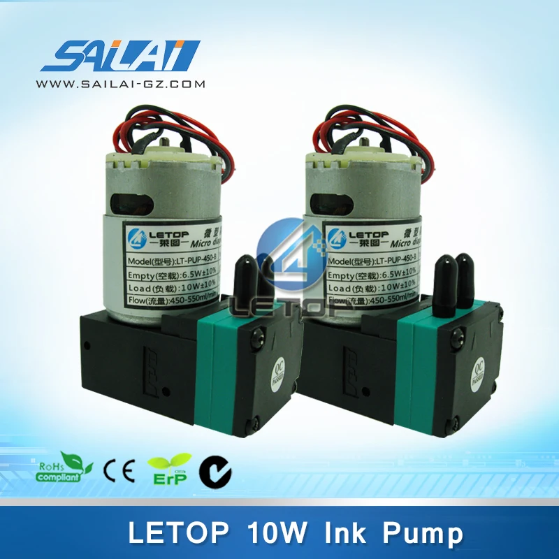 letop 10W 24v printer solvent big pump micro peristaltic pump for inkjet printer flora liyu gongzheng human 450-550ml/min