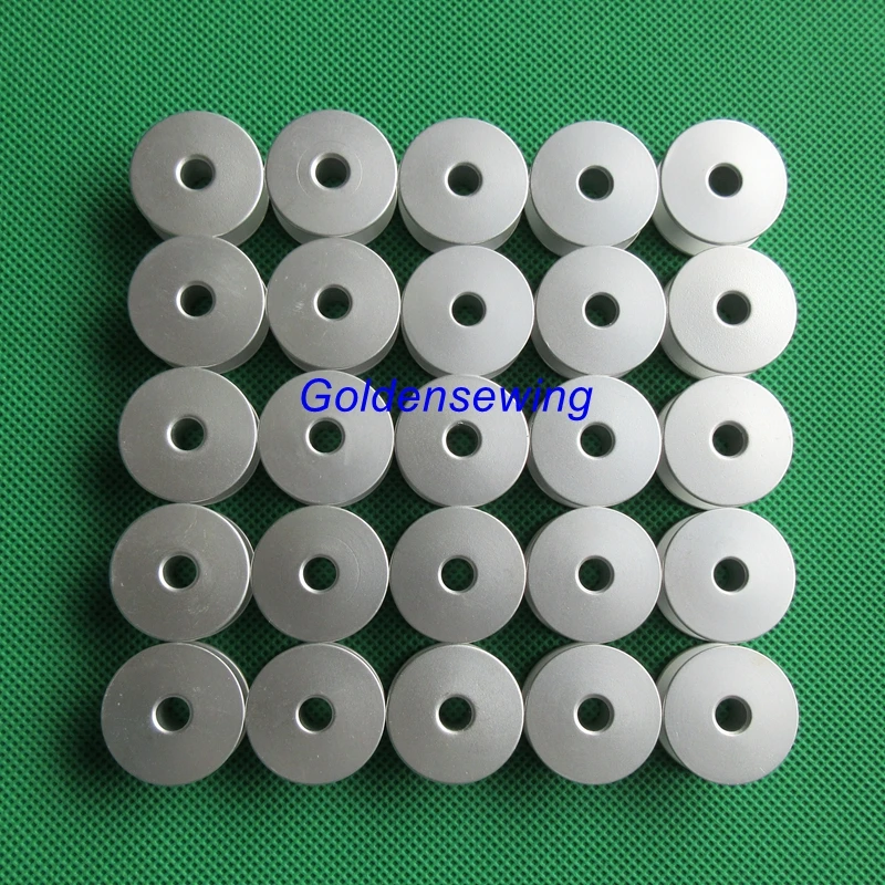 25 ALUMINUM LARGE M STYLE BOBBINS #239729 for JUKI DDL-201 DNU 1541 LU-2210