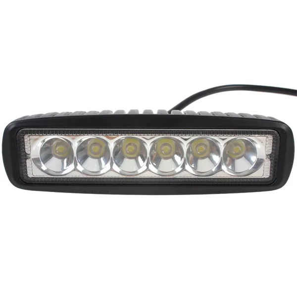6 Inch 18W LED Work Light for Indicators Motorcycle Driving Offroad Boat Car Tractor Truck 4x4 SUV ATV 12V