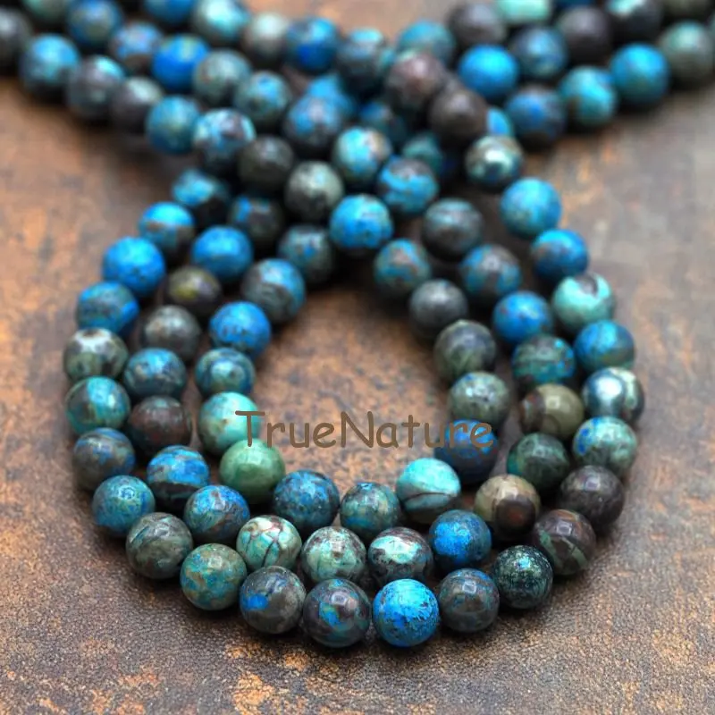 

Fashion Tiny Beads Round Ocean Jaspers Stone Jewelry Loose Beads Full Strands In 8 mm BE6284