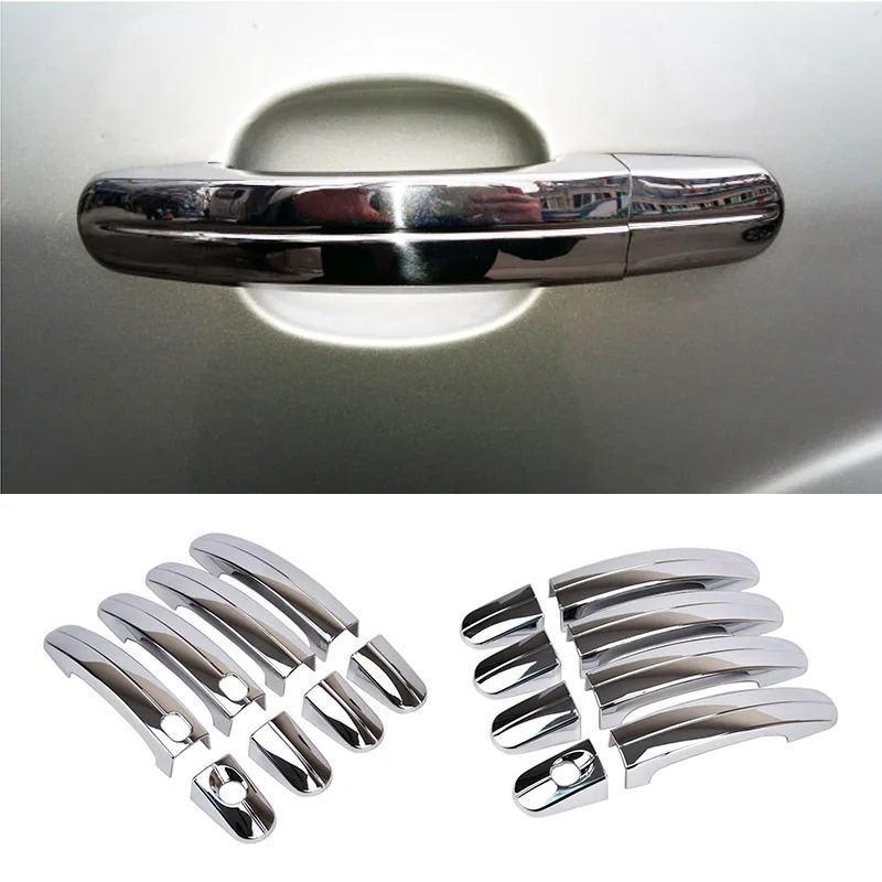 ABS  8ps Door handle   Chrome cover Trim Set   for Ford FOCUS Escape Kuga 2005-2017 accessories