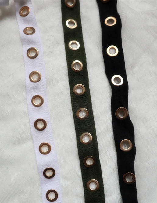 Garment Eyelets Tape Webbing Trim For Sewing Accessories