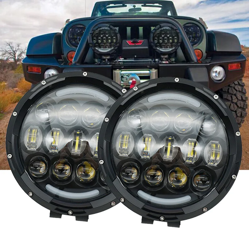 

7 Inch LED High/Low Beam Work Lamp Off Road Fog Driving Light Roof Bar Bumper For Jeep 4x4 Truck SUV Cabin Boat Car ATV Hunter