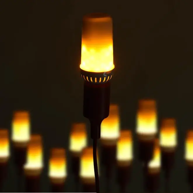 

LED Flame Effect Light Bulb E27 7W LED Simulated Flickering Vintage Flame lamps for Bar Xmas Holidays Festival Decoration