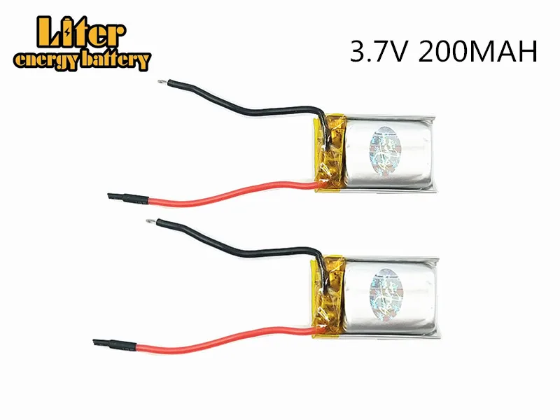 20PCS 3.7V 200mAh 701723 Lipo battery For Syma S107G S109G S111G Remote Control Helicopter MJXRC X900 X901  Toys battery