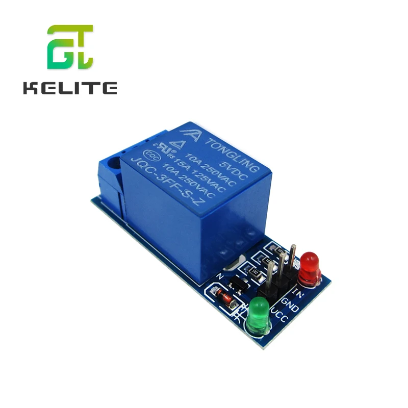 50pcs/lot 1 Channel 5V Relay Module Low level for SCM Household Appliance Control