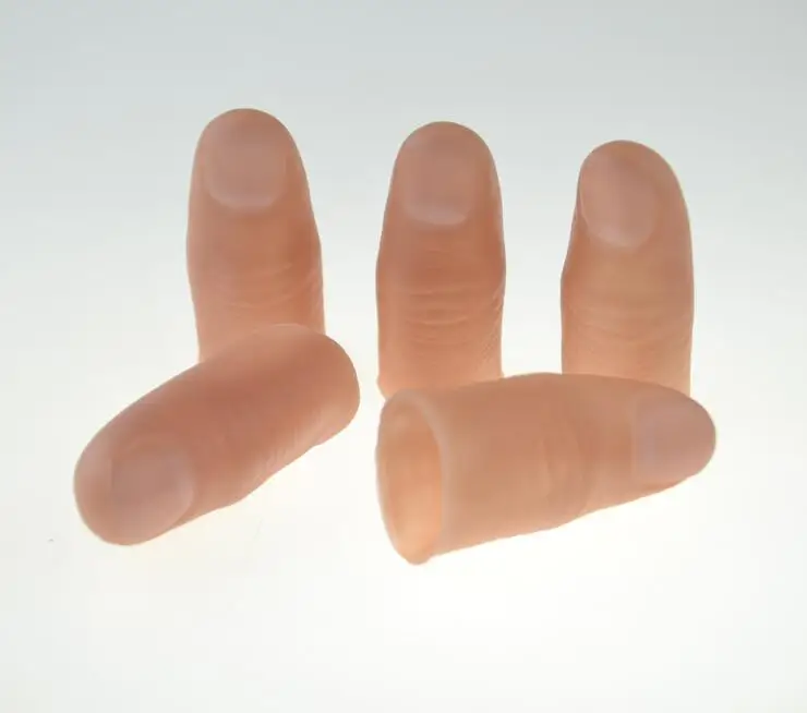 10pcs Hard Thumbs - up Fake Thumb tip For Vanishing, Exchanging and Appearing Magic Tricks Close Up Street Illusions Prop Comedy