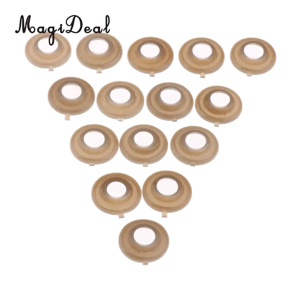 MagiDeal 100 Pieces 15mm 20mm Plastic Safety Eyes Nose Washer Back for Making Doll Animal DIY Manufacture Craft Toy Acc