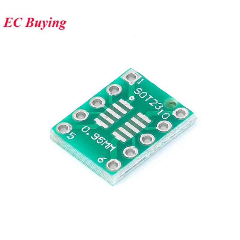 35pcs/lot PCB Board Kit SMD Turn To DIP Adapter Converter Plate SOP MSOP SSOP TSSOP SOT23 8 10 14 16 20 24 28 SMT To DIP