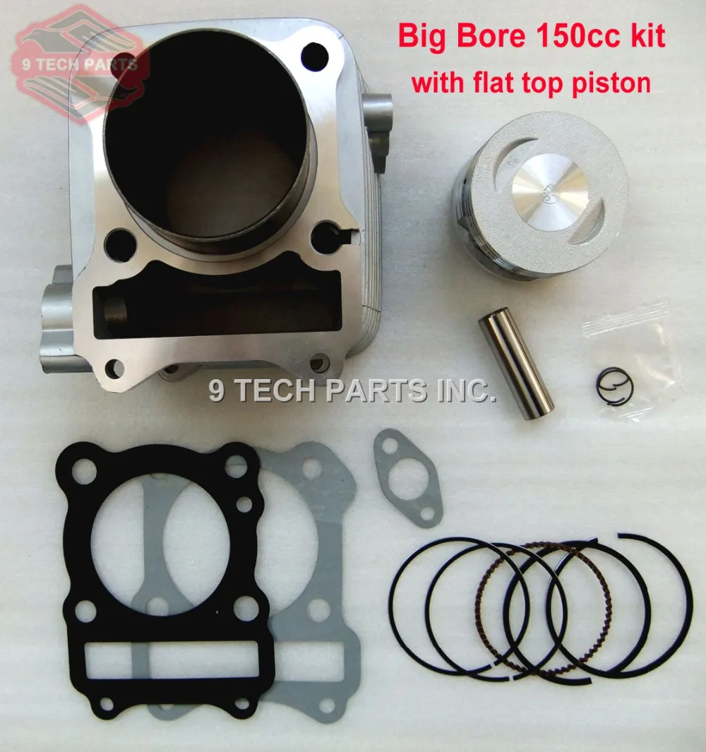 BIG BORE Barrel Cylinder Piston Kit 150cc 62mm for GS125 GN125 EN125 GZ125 DR125 TU125 157FMI K157FMI engines