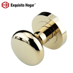 Globular Concealed Knob Invisible Door Hardware Gold Black Dark Side Door Background Pastoral Wooden Door Handle