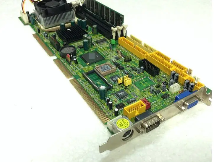 HiCore-i6313 100% OK IPC Board Full-size CPU Card ISA PCI Industrial Embedded Mainboard PICMG 1.0 With CPU RAM