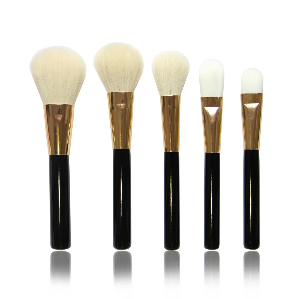 Professionale compone le spazzole set eye shadow brush foundation fard  Kabuki super soft pelo di capra per la spazzola di trucco 3 stile  Scegliere