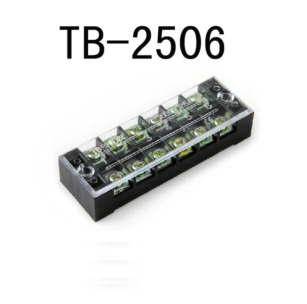 Boîte de borniers TB-2506 25A 600V 6 broches