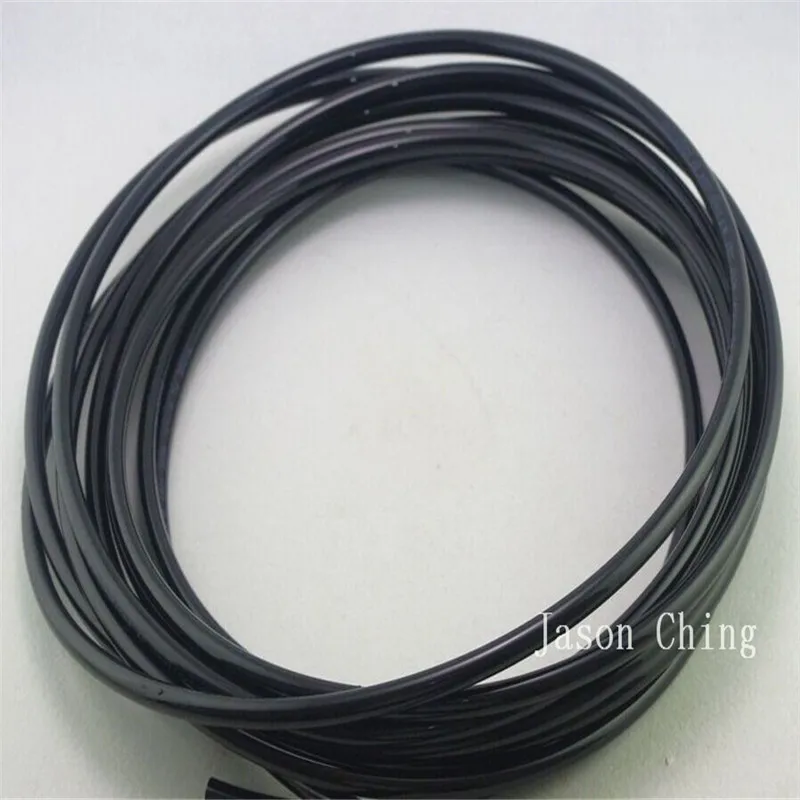 PU Air Pipe Tube Pneumatic Hose OD 6mm x4mm ID For Pneumatics 10M Black Color