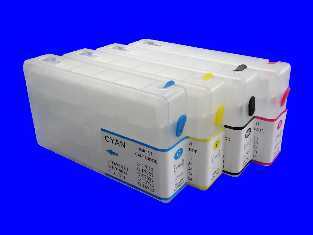 T7891-T7894 78XL Refillable cartridge with arc chips For Epson workforce Pro WF-4630 printer (Europe market),15 SETS 1 LOT