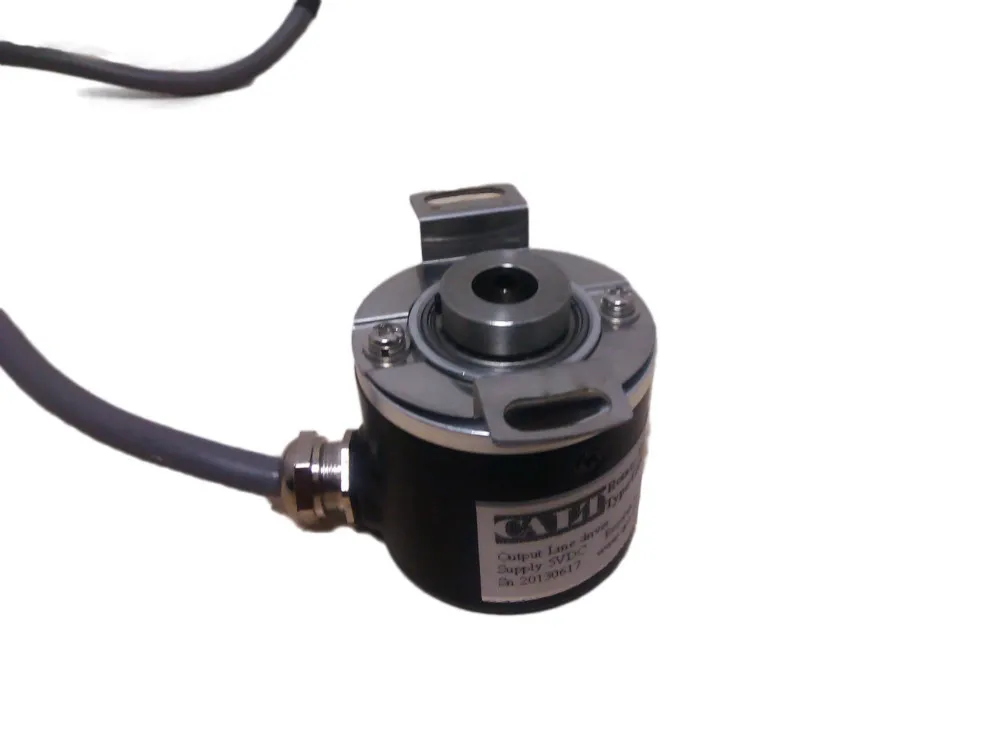 New blind semi shaft optical rotary encoder 38mm outer dia 8mm hole 200 pluse 5v 24v HTL output  GHB38-08G200BMK526