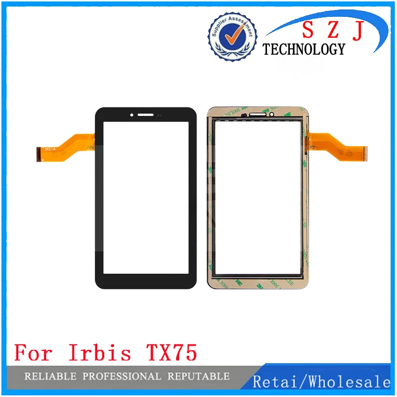 

New 7'' inch For Touch Screen Irbis TX75 3G TX74 TX55 TX72 Irbis TX71 Tablet Touch Panel Digitizer Sensor Free shipping