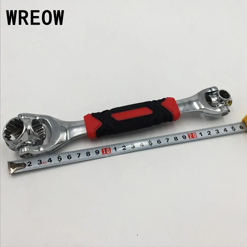 48in1 Multifunction 360 Degree Rotation Socket Wrench Works With Spline Bolt Release Single-end wrench Hand Repairing Tool Y7