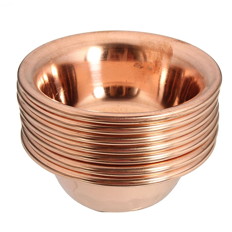 

7pcs/set Tibet Tibetan Buddhist Supplies Copper Water Offering Bowl Plat Bottom Container Home Decoration Craft YYY9799