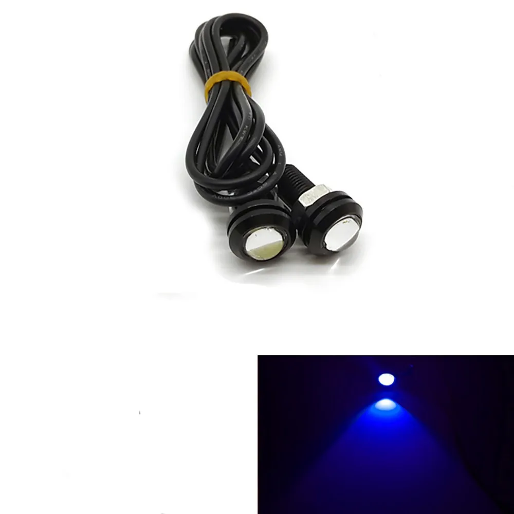 Imagem -03 - Luzes Olho de Águia Universal 10x Alto Brilho Drl 18 mm Lâmpada Diurna Led Ip68 à Prova d Água