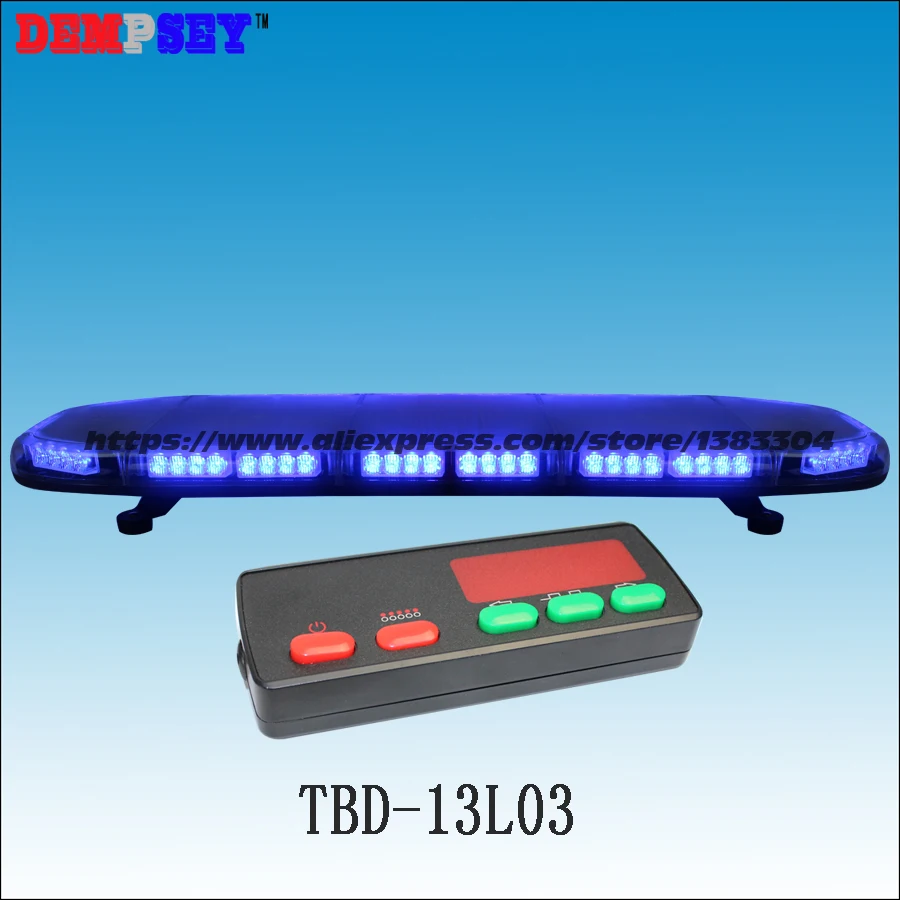 

TBD-13L03 High quality 41''Blue LED lightbar,super bright,Police/Ambulance/Emergency lights,Car roof Flashing warning lightbar