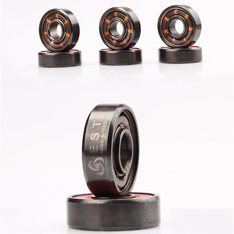 ABEC11 ILQ-11 Professional High Speed Inline Roller Skates Bearing 608 608RS PRO Skating Bearing Chrome Better ABEC-9 ILQ-9 EST