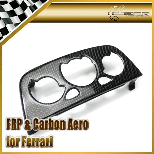 Car Styling For Ferrari F430 Carbon Fiber Air Condition Panel Replacement LHD