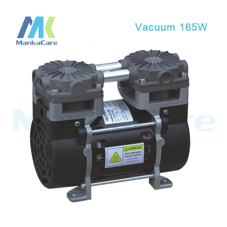 

Manka Care - 110V /220V (AC) 50L/MIN 165W small electric piston vacuum pump/Silent Pumps/Oil Less/Oil Free/Compressing Pump