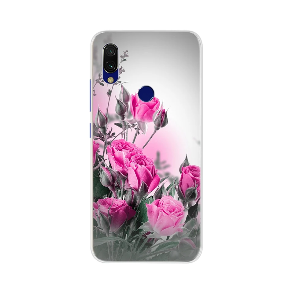 Redmi 7 Newest Printing Case For Xiaomi Redmi Note 7 Case Soft Silicone Phone Shell For Xiaomi Redmi7 Redmi Note7 Pro Back Cover