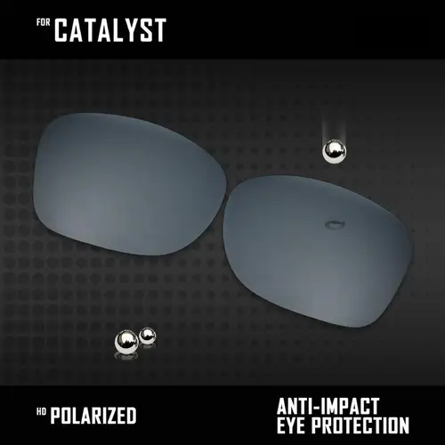 Imagen 2 del producto OOWLIT-Lentes de repuesto para gafas de sol, lentes de sol polarizadas, catalizador, color negro, varios colores
