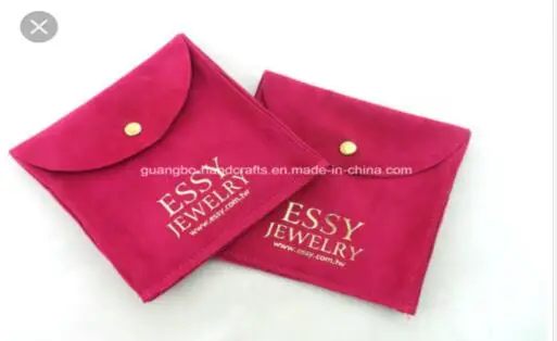 High quality velvet small velvet bag custom 4*4 inches fabric jewelry bag wholesale with logo printing for jewelry storage