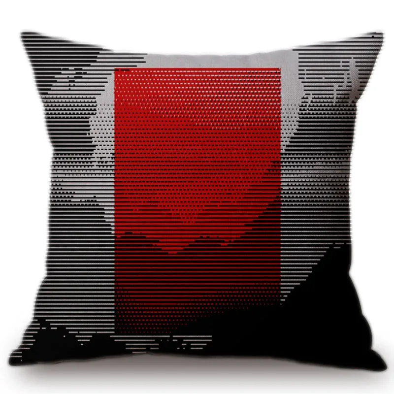 Modern Geometric Cushion Cover Triangles Style Decorative Throw Pillow Case Sofa Chair Cushion Cover cojines