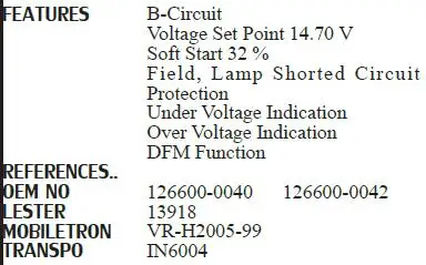 Alternador regulador de voltaje, nuevo, 13300100/03, 014, 1042103100, 1042103500, 1042103730, 1042103731, 1042103732, VR-H2005-99, IN6004