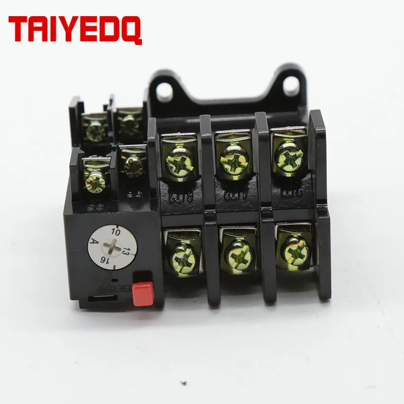 JR36-20 Thermal Overload Relay Protector 10-16A 1NO 1NC Electric Thermal Relay Motor Protection Relay