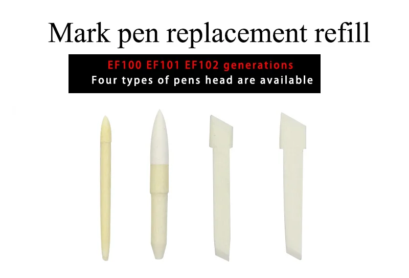 Finecolour Ersatz EF100/EF101/EF102 Generation Art Marker Head Austauschbare große schräge Spitze/kleine runde Spitze für Markierungsstift – Detail 6