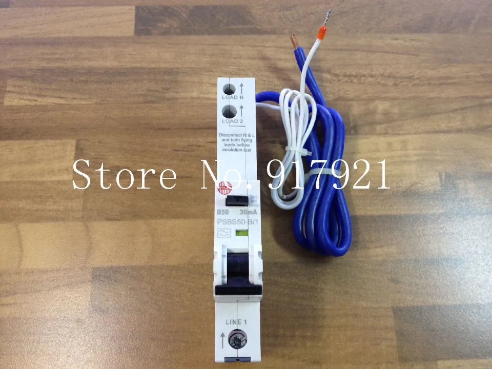 [ZOB] Imported WYLEX PSBS50-B/1 leakage protector compact leakage protection switch 1P50A 30MA  --5pcs/lot