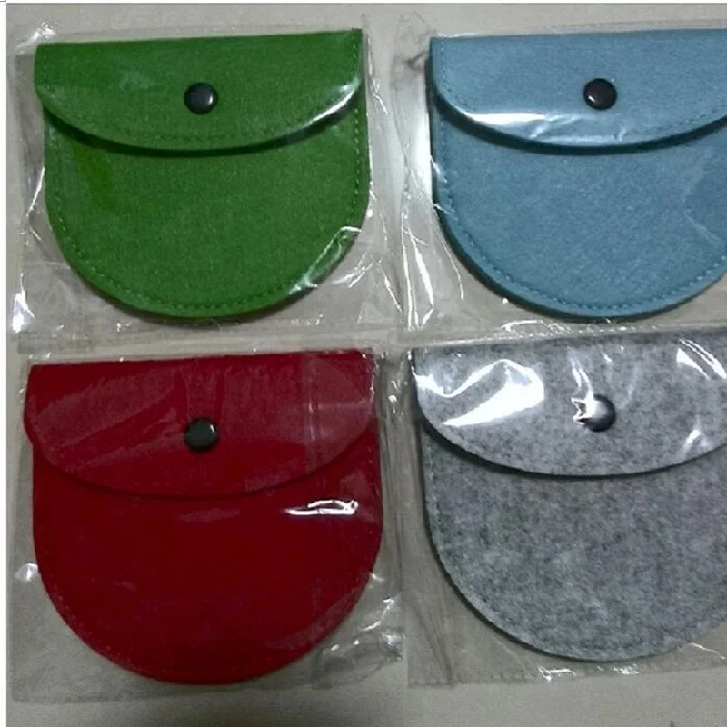 Fashion Hasp Felt Women's Small Coin Purse Female Wallet Ladies Brand Mini Handbag Card Bag Money Pouch for Girls Boys Men 2024
