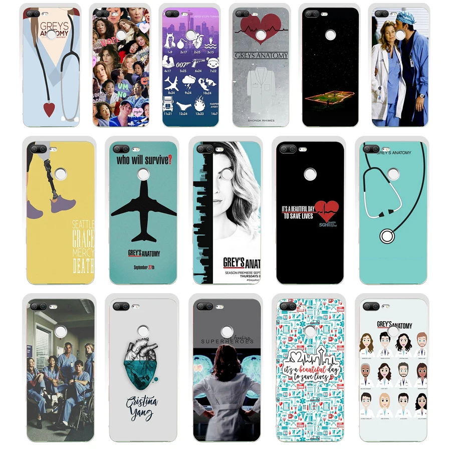 19SD American TV Greys Anatomy gift Soft Silicone Tpu Cover phone Case for huawei Honor 8 9 Lite 8X p 9 lite 2016