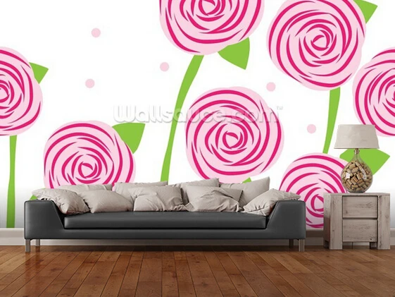 

Custom wallpaper for children.Pattern of Roses, 3D wall murals for living room bedroom kitchen background PVC wallpaper