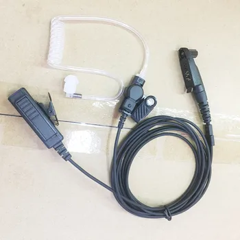 音響エアチューブヘッドフォンヘッドセットモトローラ gp328plus gp338plus gp344 gp388 gp688 などトランシーバー