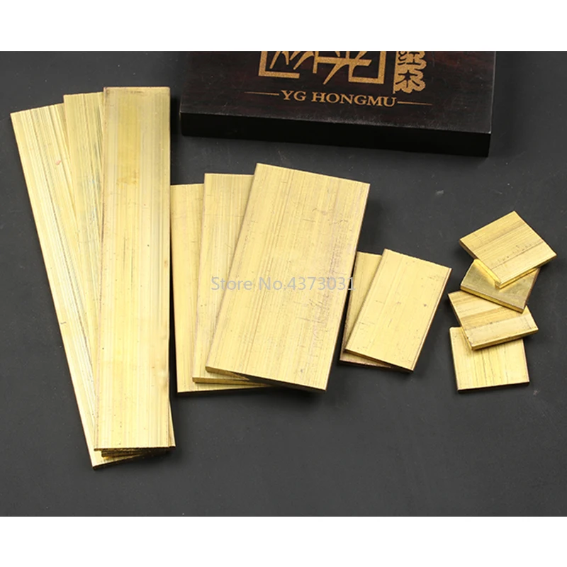 Brass Copper Plate Sheet DIY Handmade material DIY Laser Cutting CNC Frame Model Mould material