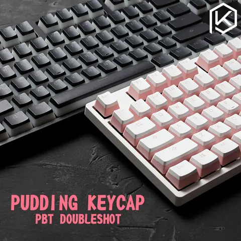 Pudding PBT Doubleshot Keycaps OEM Backlight DURGOD