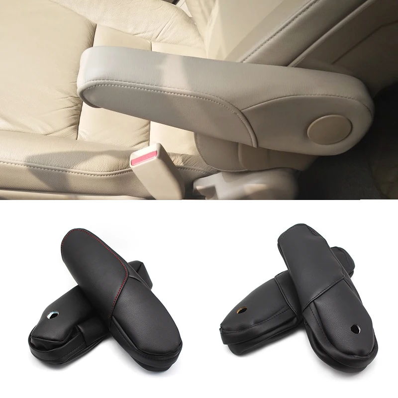 For Honda CRV CR-V 2007 2008 2009 Car Interior Driver / Passenger Side Seat Armrest Handle Leather Protective Cover Trim