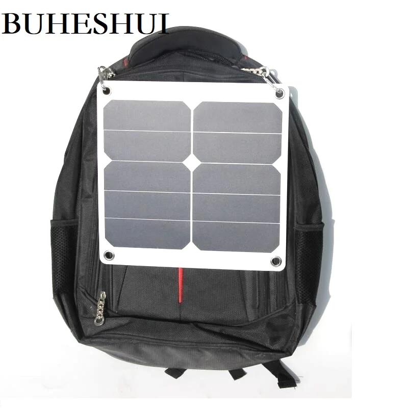 

BUHESHUI Portable 15W 5V Solar Charger Sunpowr Solar Panel Charger For iphone/Mobile Power Bank Battery Charger High Efficiency