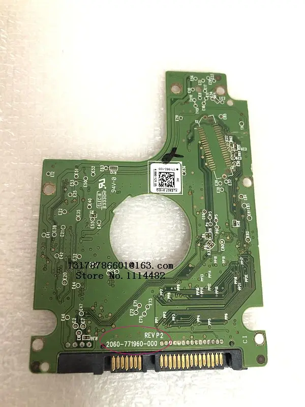 2060-771962-000 REV A /P1  PCB for WD 2.5 inch USB 3.0 hard drive repair data recovery WD5000LPVT 2060-771962-000 REV P1