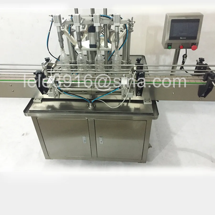 Airtac Pneumatic YT4T-4G Automatic  Liquid filling machine,cosmetic Liquid filling machine(100-1000ml ,automatic piston filler