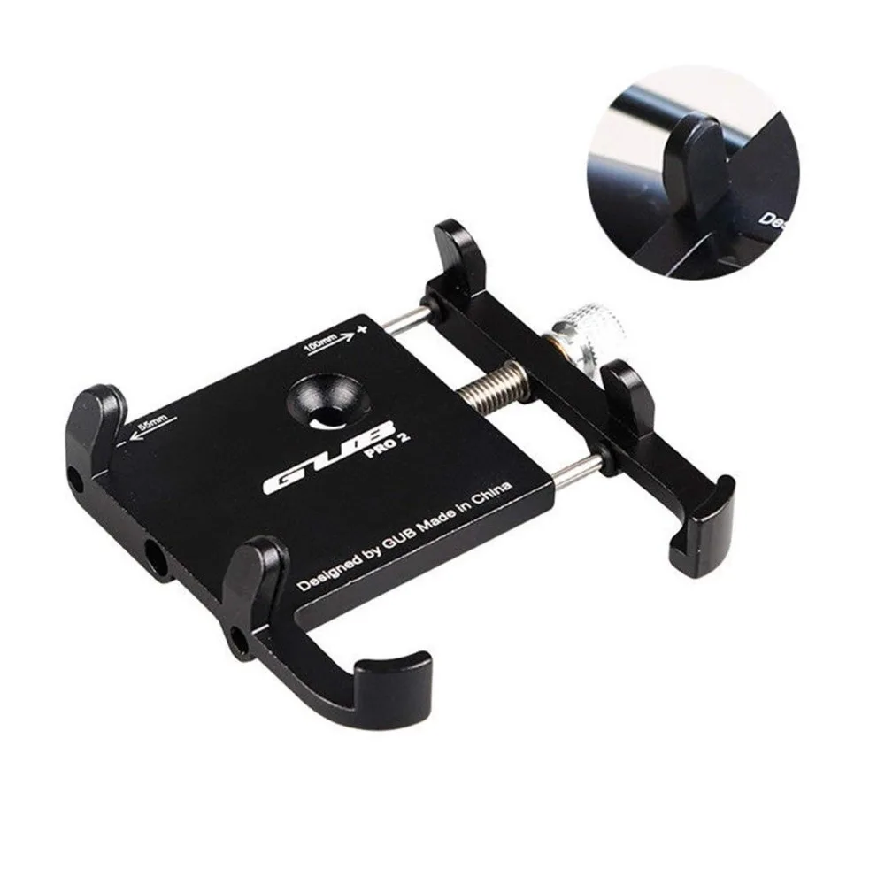 Universal Bicycle Phone Holder Motorcycle Handlebar Clip Stand For iPhone Samsung Mount Bracket Support For 3.5-6.2\