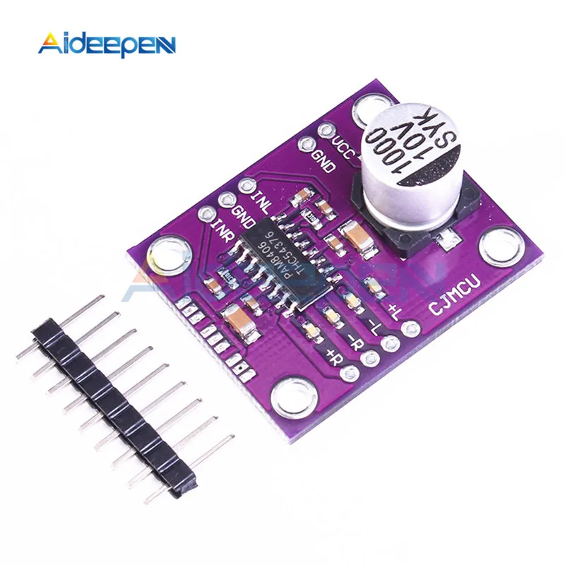 CJMCU-8406 PAM8406 No Interference Stereo Class D Audio Power Amplifier Module Development Board 3W/5W Output Low THD+N