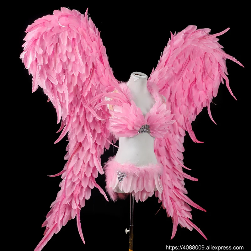 

Big nice cute PINK angel wings Creative large beautiful props for Photo studio Magazine shooting Fairy wings for wedding deco